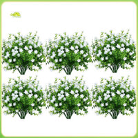 Fianao 6 Cái 7 Màu Hoa Giả Cho Văn Phòng Giả 7 Đầu Bạch Đàn Hoa Bó Hoa Bắt Mắt