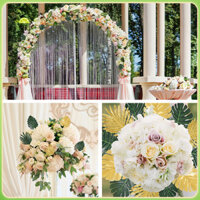 Fianao 96 Chiếc Ngoại Hình Sống Động Lá Nhân Tạo Trang Trí Nhà Mô Phỏng Nhiệt Đới Monstera Lá Cọ Xanh Chăm Sóc Dễ Dàng