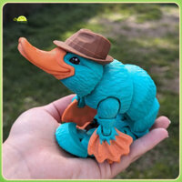 Fianao Linh Hoạt Platypus Tượng Đáng Yêu 3d In Hình Platypus Di Chuyển Được Mỏ Vịt Đồ Chơi Hình Hành Động Cho Trẻ Em Người Lớn Động Vật Dễ Thương Để Bàn Trang Trí Quà Tặng