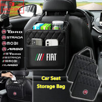 Fiat Xe Ghế Sau Túi Bảo Quản Da Chống Thấm Nước Tổ Chức Treo Hộp Rác Cho Uno Toro 500 Bravo Punto Palio Argo Stilo Strada Mobi
