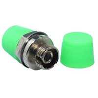 Fiber Coupler  Round Fiber Optic Cable Adapter Connector Green