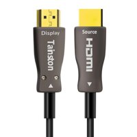 Fiber HDMI Cable 4K 30ft at 60Hz,Tainston Fiber Optic HDMI 2.0b Cable Supports High Speed 18.2Gbps,HDR,ARC Subsampling 4:4:4/4:2:2/4:2:0 Slim and F...