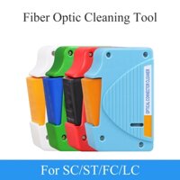 Fiber Optic End Face Cleaning Box Công cụ làm sạch Pigtail Fiber Optical Adapter Connector Cassette Wiping Tools cho LC / SC / ST / FC