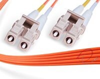 FiberCablesDirect - 65M OM1 LC LC Fiber Patch Cable | 1Gb Duplex 62.5/125 LC to LC Multimode Jumper 65 Meter (213.25ft) | Length Options: 0.5M - 30...