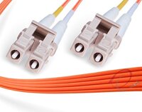 FiberCablesDirect - 95M OM1 LC LC Fiber Patch Cable | 1Gb Duplex 62.5/125 LC to LC Multimode Jumper 95 Meter (311.68ft) | Length Options: 0.5M - 30...