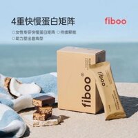 fiboo thanh protein thanh năng lượng bữa ăn thay thế cảm giác no thể dục không 0 sucrose thêm một l