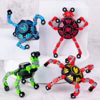 Fidget Spinner Toy Kid Transformable Chain Robot Fingertip Gyro Stress Relief