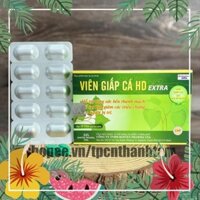 fif VIÊN GIẤP CÁ HD EXTRA hỗ trợ giảm trĩ, táo bón - Hộp 30 viên