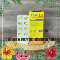 fif Viên uống bổ sung VITAMIN A-D giúp bố sung vitamin A,D tăng cường sức khỏe - Hộp 100 viên