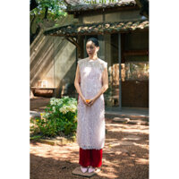 FIGANDTONKA - ÁO DÀI KIM SA HOA ANH ĐÀO - TÚC KHUÊ