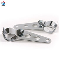 Figatia Đầu Xe Máy Giá Đỡ Đèn Pha Gắn Chân Đế Nĩa Phù Hợp Với 28-34mm
