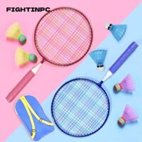 FIGHTINPC 1 Bộ Vợt Cầu Lông Trẻ Em Bền Đẹp Cha Mẹ Tương Tác Con Cái Chắc Chắn Cầu Lông