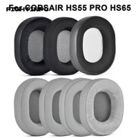 FIGHTINPC 1 Cặp Miếng Đệm Tai Protein Da Bọt Pad Tai Nghe Tai Nghe Phụ Kiện Cho CORSAIR HS55 HS65