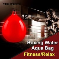 Fightinpc Aqua Punching Bag, PVC Boxing Practice Boxing Water Aqua Bag, Thời trang treo màu đỏ Heavy Duty Tie Speed Bag