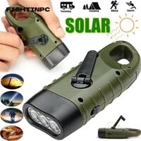 FIGHTINPC Đèn pin Điện thoại di động Quay tay Đèn pin LED