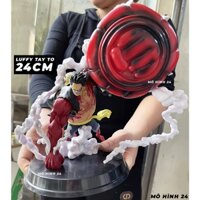 FIGURE Mô hình nhân vật hoạt hình monkey D Luffy One Piece Gear 4 tay to 24cm fullbox đồ chơi vua hải tặc snake man