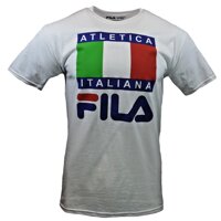 Fila T Shirt Athletic Sports Apparel Italy Flag Graphic New Mens Sportswear Gildan Christmas Gift