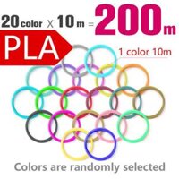 Filament 1,75mm cho bút 3D 2030 màu sắc rực rỡ ABS PLA PCL Không có mùi an toàn nhựa in 3D PEN PEN MÀU SẮC PLA 200M