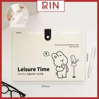 File đựng tài liệu A4  Túi tài liệu A4 -8 ngăn lưu trữ tài liệu - Rabity - Mẫu 3