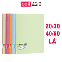 File Lá Đựng Tài Liệu A4  Túi Tài Liệu Lá A4 20304060 Lá Deli - Lưu Trữ Tài Liệu Chứng Từ Hồ Sơ Phù Hợp Học Sinh Văn Phòng - 20 Lá - Be