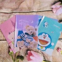 File rút gáy hình A4 – Kẹp file tài liệu – Hình siêu nhân/ Công chúa/ Doraemon/ Gấu bông – 1 chiếc