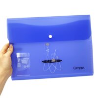 File Tài Liệu Ngang Campus 5 Ngăn DF-5X-G2 - Màu Xanh