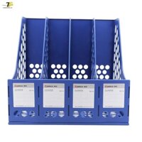 File vát nhựa 4 ngăn B2114 - Xanh Dương