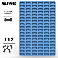 Filewoto Chó Bánh Quy Khuôn Nướng Bánh Quy Khuôn Mini Jelly Pudding Điều Trị Chảo Kẹo Sô Cô La 112 / 150 Khoang