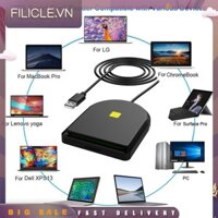 [Filicle.vn] Đầu đọc thẻ nhớ DOD CAC USB2.0 SIM SD TF di động cho thẻ Chip bưu điện ngân hàng