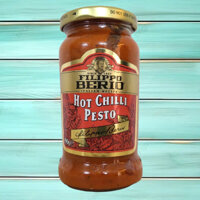 FILIPPO BERIO ++ Lọ CHILLI / ĐỎ 190g ++ SỐT PESTO ỚT CAY / Ý / Hot Chilli Pesto