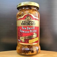 FILIPPO BERIO - Lọ TOMATO / ĐỎ 190g – SỐT PESTO CÀ CHUA / Ý / Sun Dried Tomato Pesto