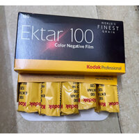 Film 120 Kodak Professional Ektar 100 date 07/2026 dùng cho máy khổ lớn 120mm medium format