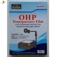 Film chiếu A4 SureMark SQ-6633 OHP Transparency Film / Phim chiếu A4 SureMark SQ-6633 100 tờ/hộp