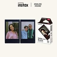 Film Instax Mini FUJIFILM - Viền màu - Giấy in ảnh cho máy chụp ảnh lấy liền Instax Mini - Hàng Chính Hãng - Viền đen - Black Frame