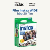 Film Instax WIDE - Giấy in ảnh cho máy chụp ảnh lấy liền Instax Wide - Hàng Chính Hãng - Hộp 20 films