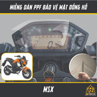 Film PPF Bảo Vệ Đồng Hồ Xe Honda MSX | Miếng Dán Đồng Hồ Xe Máy Chống Nước Chống Xước Hiệu Quả