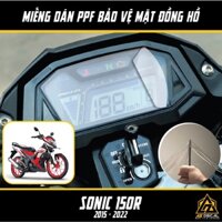Film PPF Dán Chống Xước Đồng Hồ Honda Sonic 150R 2015 - 2022 | Miếng Dán Trong Suốt Chống Nước Chống Xước