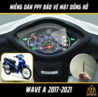Film PPF Dán Đồng Hồ Xe Honda Wave Alpha 2017 - 2021 | Decal Dán Mặt Đồng Hồ Xe Máy Trong Suốt Chống Xước Chống Nước Hiệu Quả - Azdecal