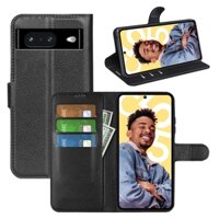 Filp Ốp Điện Thoại Cho Google Pixel 8 Pro Pixel 7A 7 Pro GC3VE G1MNW GKWS6 G9BQD GWKK3 GHL1X G0DZQ G82U8 GVU6C GQML3 Giá Đỡ Thẻ Đứng Bao Da