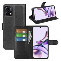 Filp Ốp Điện Thoại Cho Motorola Moto G13 G14 G22 G23 G31 G32 4G Đựng Thẻ Đứng Bao Da