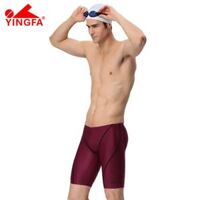 Fina phê duyệt người đàn ông Bơi Chuyên Nghiệp Jammer chàng trai Quần bơi cả cạnh tranh Mens đầu gối đào tạo vận động viên đua đồ bơi