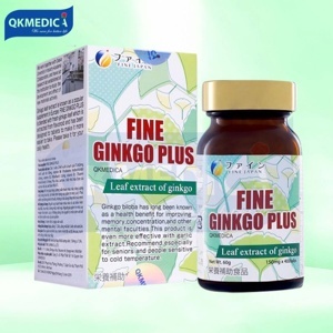 Fine Ginkgo Plus - TPCN giảm stress, tăng trí nhớ, cải thiện chứng đau đầu, mất ngủ