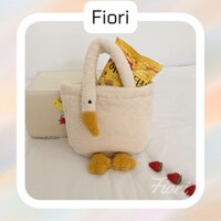 FIORI-Túi tote con ngỗng