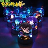 Fire LIMIT Mewtwo Glass Điêu khắc Gengar Mew Đồ chơi trẻ em Giáng sinh