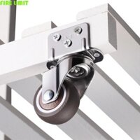 Fire LIMIT Nội Thất Bánh L Loại 4 Con Lăn Cao Su Mềm Cho Xe Đẩy Cũi Cho Bé Giường Bánh Xe