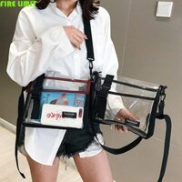 Fire LIMIT Túi đeo chéo trong suốt Bãi biển có thể bảo vệ vuông