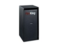 FireKing MS1206 Compact Cash Trim Key Lock Fire Safe, 15lbs, .29 Cu. Ft., Black