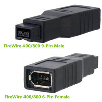 Firewire 400 / 800 1394 B Adapter 9 Pin Sang 6 Pin Dây Lửa 9p Nam Đến 6p Giao Diện Nữ