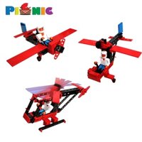 FischerTechnik - Bộ xếp hình 3 mẫu máy bay của bé