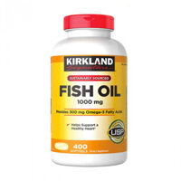 FISH OIL Omega 3 Kirkland - Viên Uống Tinh Dầu Cá Từ Mỹ (1000mg x 400 viên)